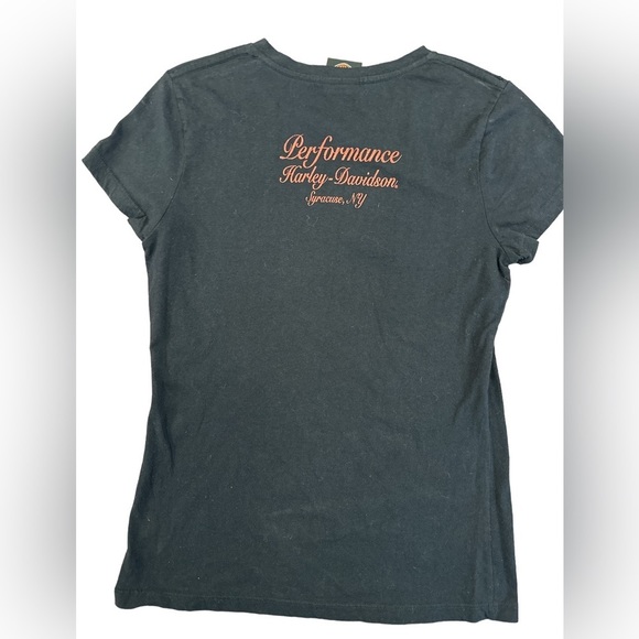 Harley-Davidson‎ Women’s T. Medium. Syracuse, NY Dealership on Back. - Picture 2 of 2